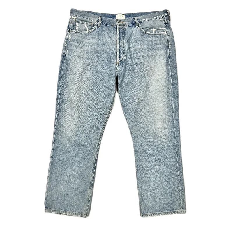 Men's Skinny Jeans with Stretch FabricBlue Denim Jeans Designer By Citizens Of Humanity, Size: 18