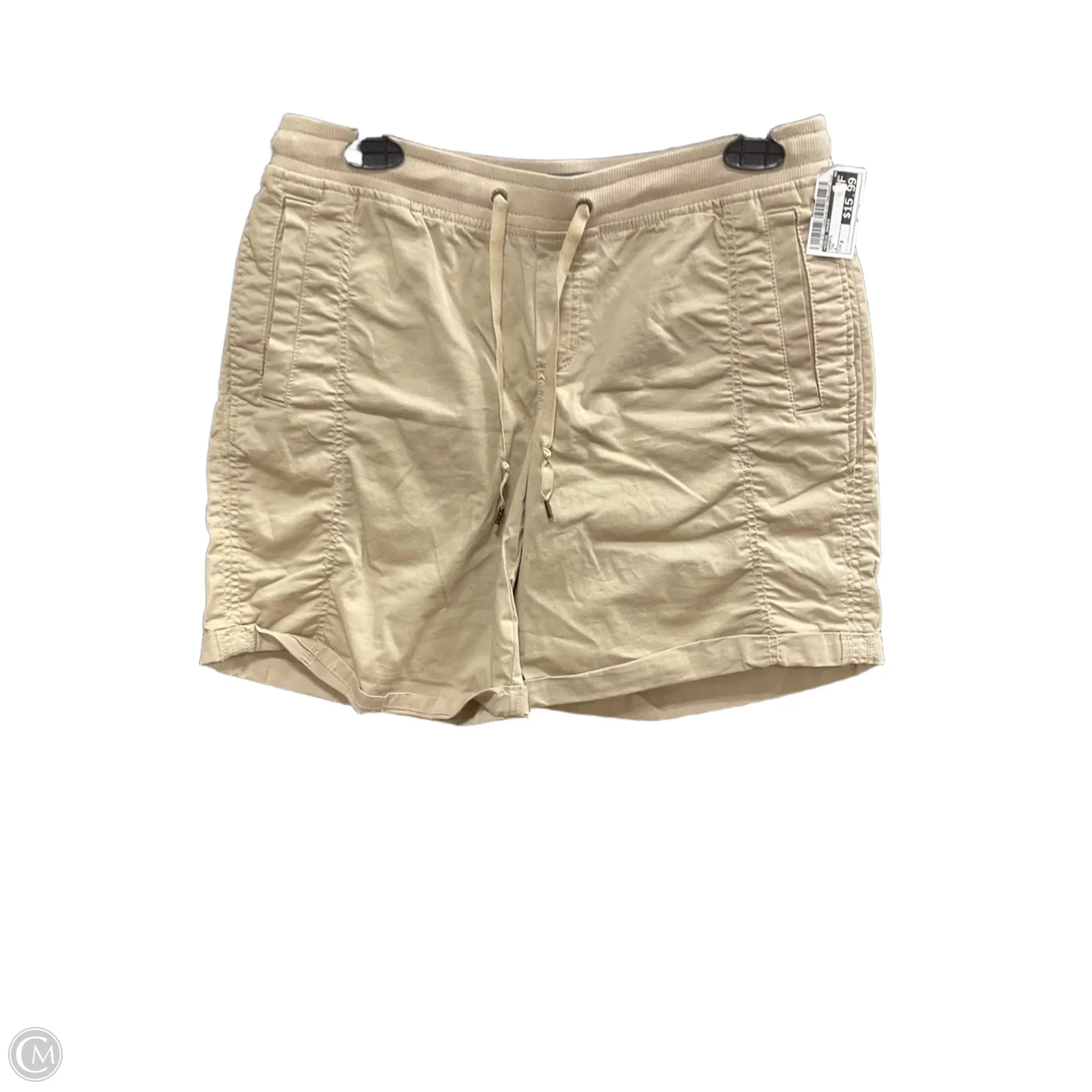 Men's Short-Sleeve Matching ShortsShorts By Eddie Bauer In Tan, Size: 8