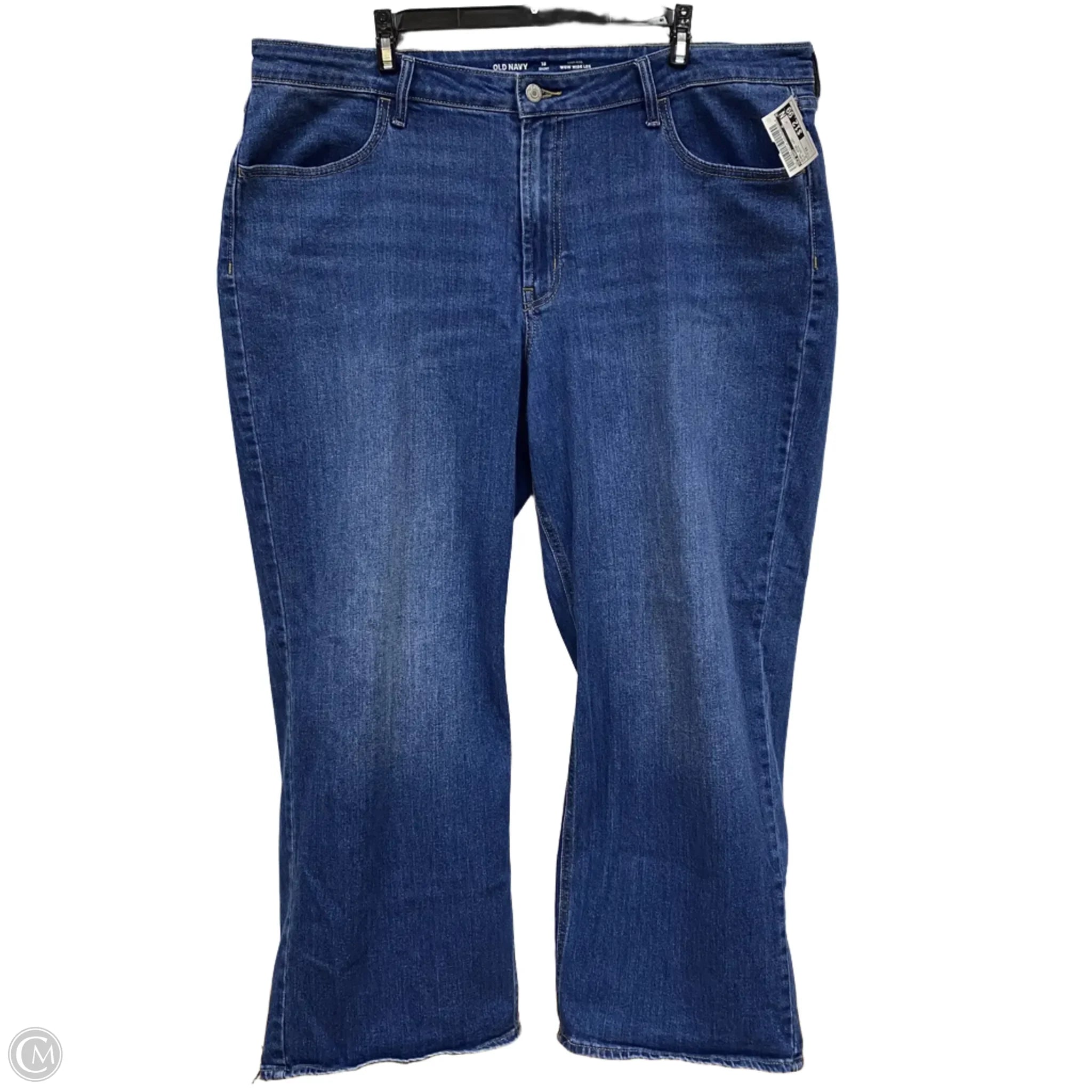 Affordable Designer Men's JeansJeans Wide Leg By Old Navy In Blue Denim, Size: 18