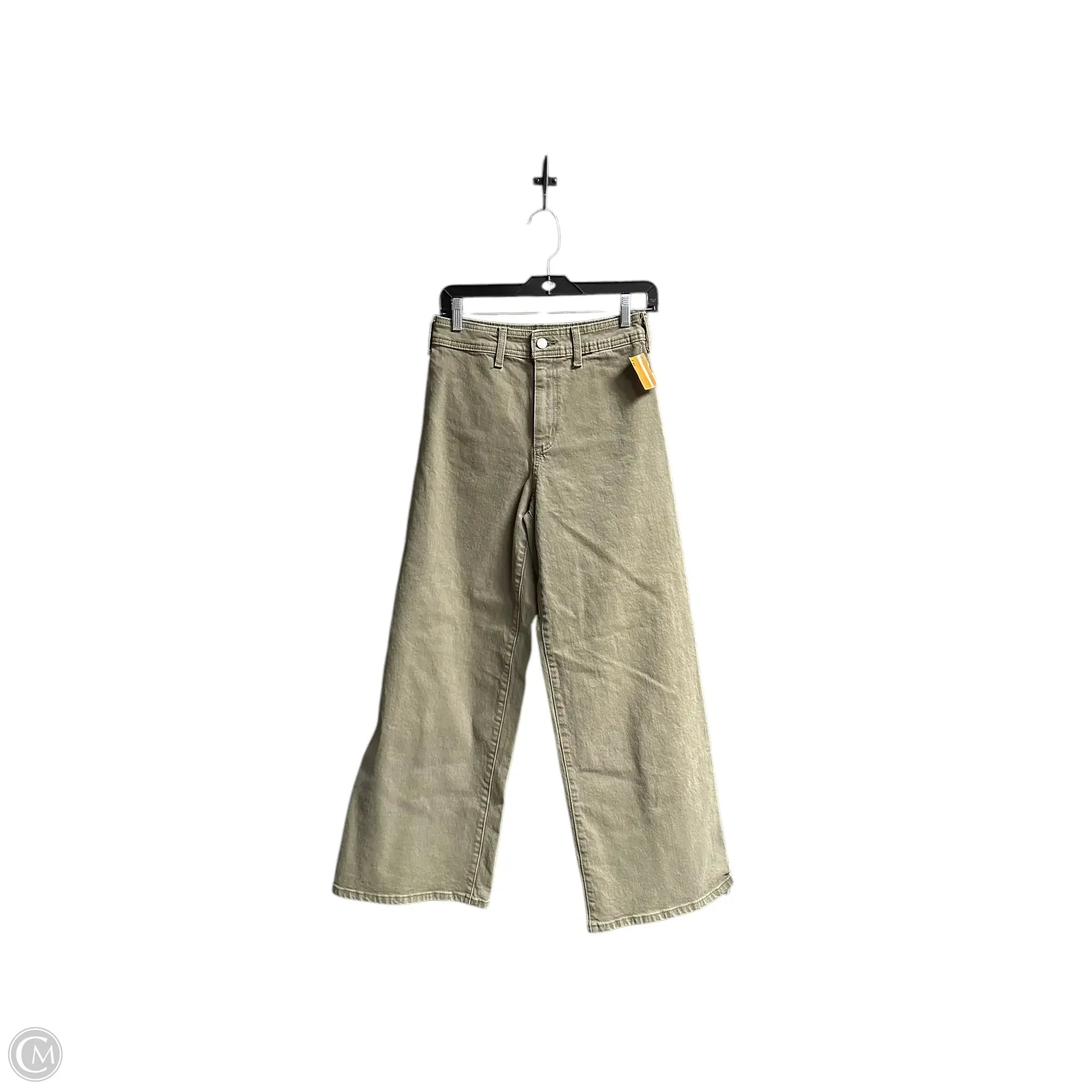 Men's Jeans for SportsJeans Wide Leg By Universal Thread In Green Denim, Size: 4