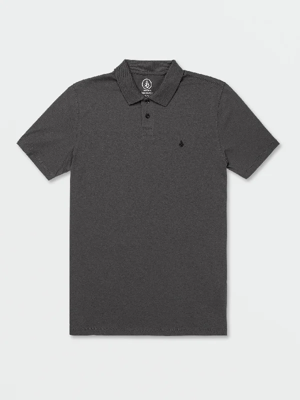 Men's Unique and Designer TopsMiddler Polo Short Sleeve Shirt - Asphalt Black
