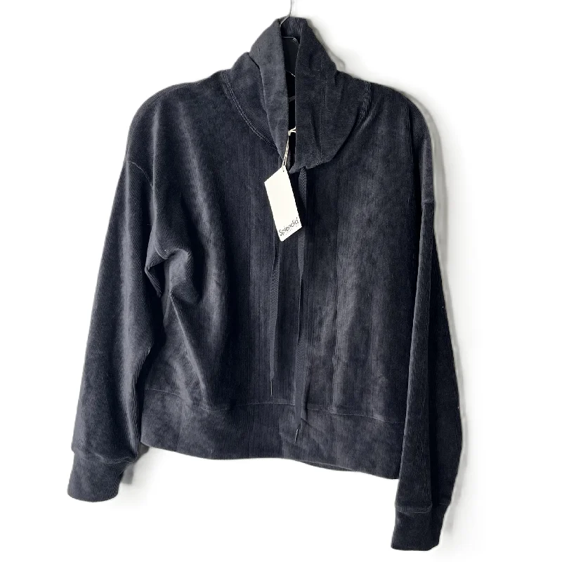 Men's Hoodies with EmbroiderySweatshirt Crewneck By Splendid In Grey, Size: S