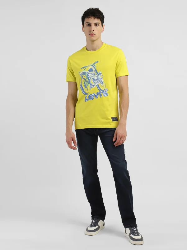 Men's Short-Sleeved ShirtsMen's Graphic Print Slim Fit T-shirt