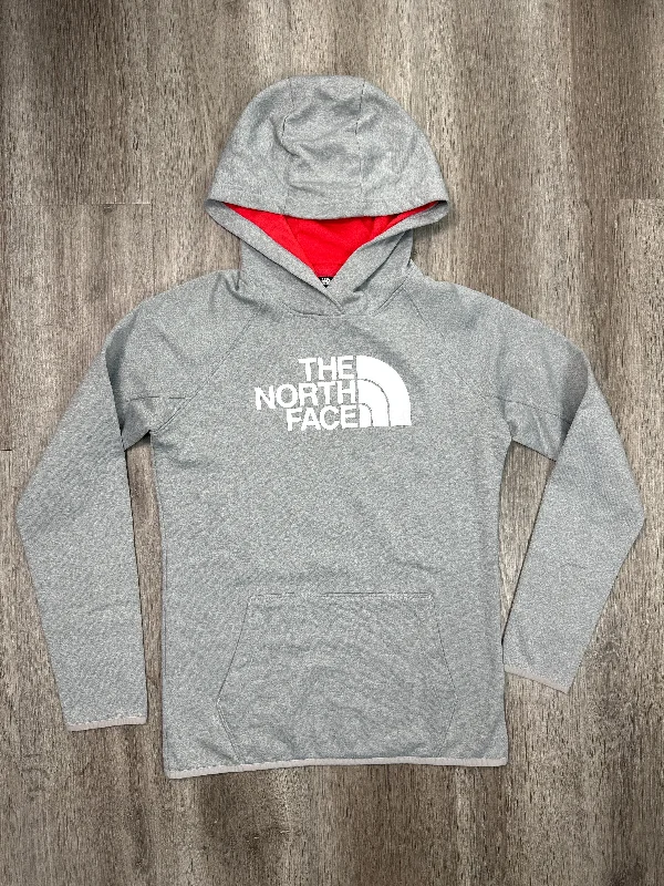 Men's Hoodies with ThumbholesSweatshirt Hoodie By The North Face In Grey, Size: S