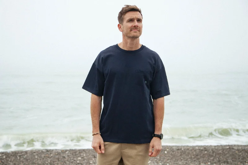 Men's Shirts with Wrinkle-Resistant FabricMen's Oversized Pocket T-Shirt
