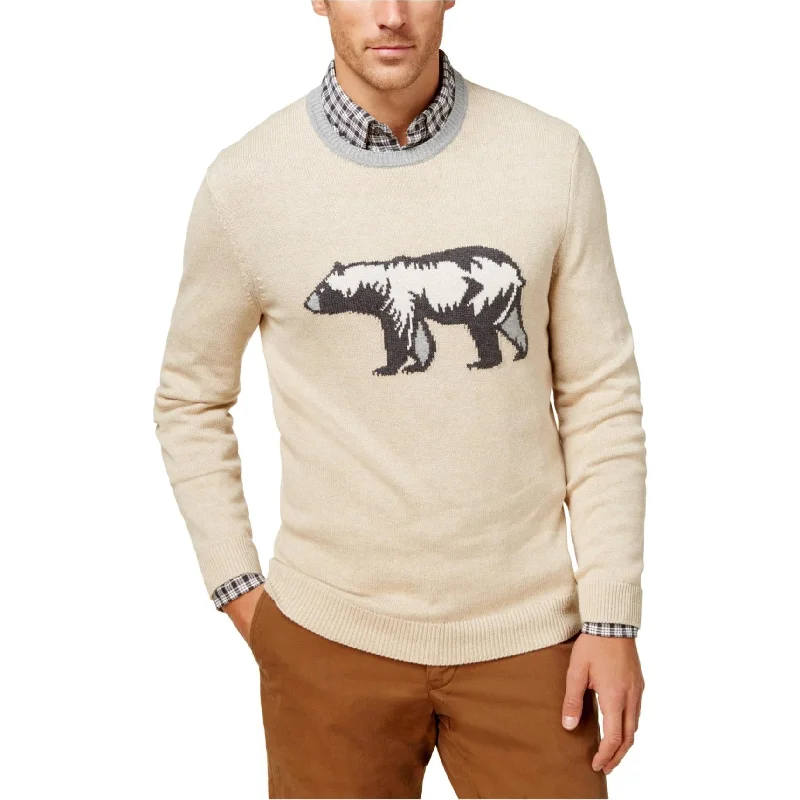 Men's Sweaters with Flat-Front DesignsClub Room Mens Intrasias Pullover Sweater