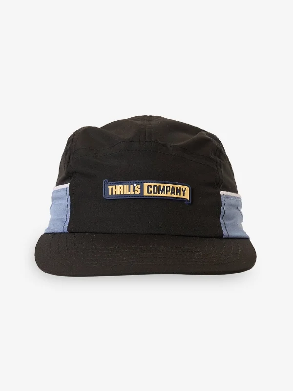 Relaxed Fisherman HatsTwo Sides 5 Panel Cap - Black