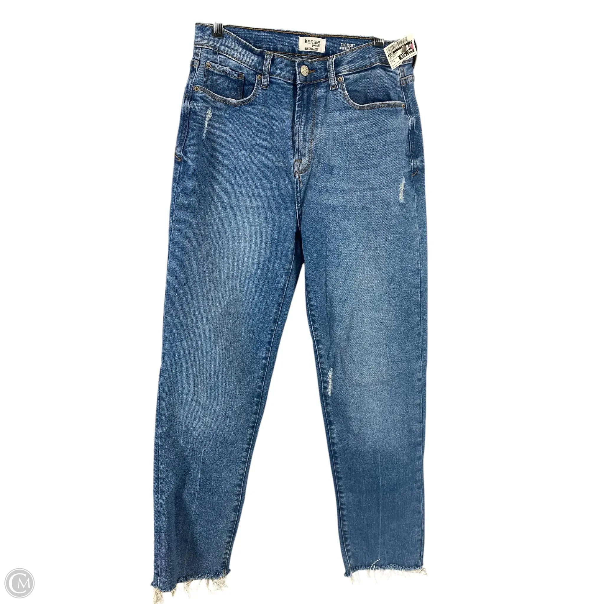 Men's Straight-Leg Jeans in Dark WashJeans Skinny By Kensie In Blue Denim, Size: 6