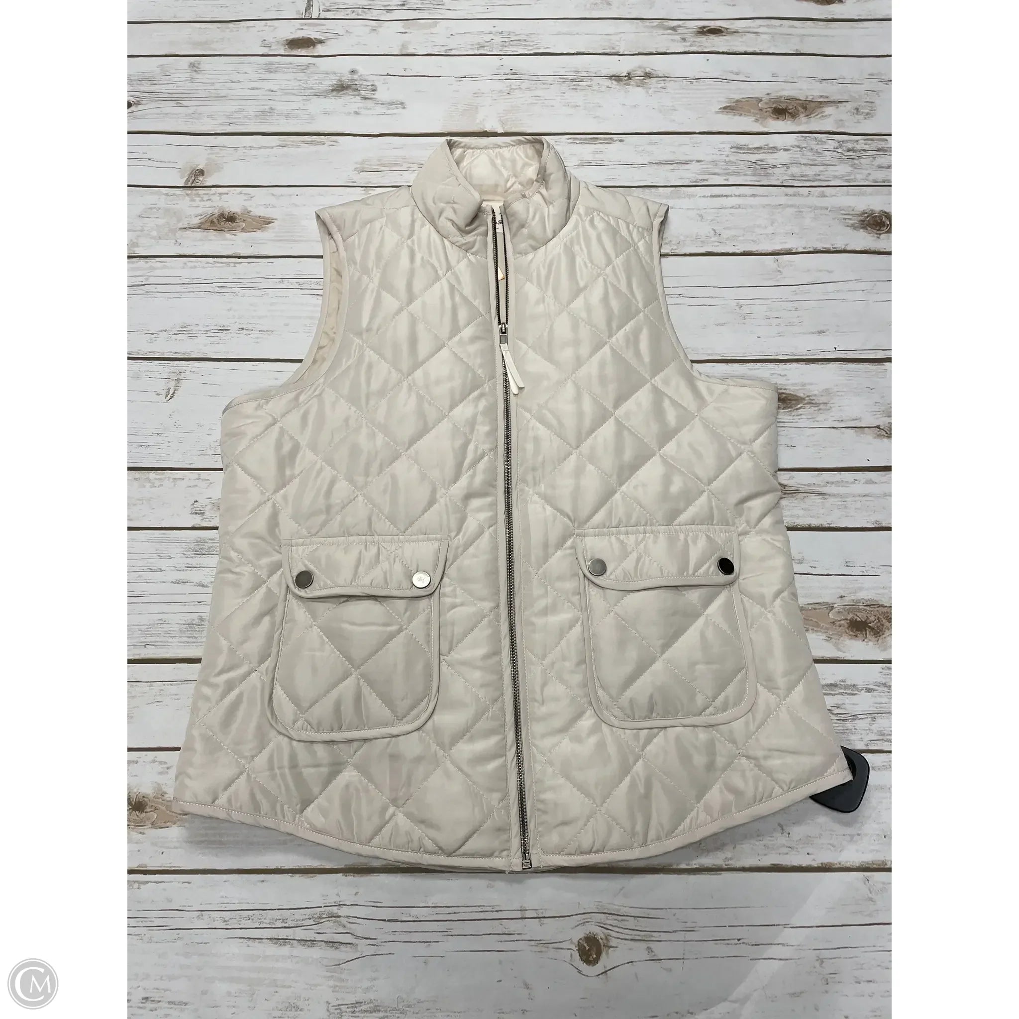 Men's Coats with LiningVest Puffer & Quilted By Cme In Tan, Size: S