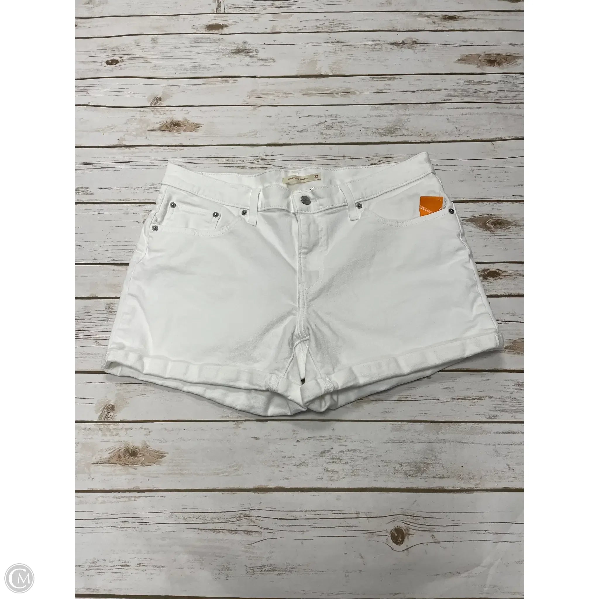Quick-Drying Men's Activity ShortsShorts By Levis In White, Size: 16