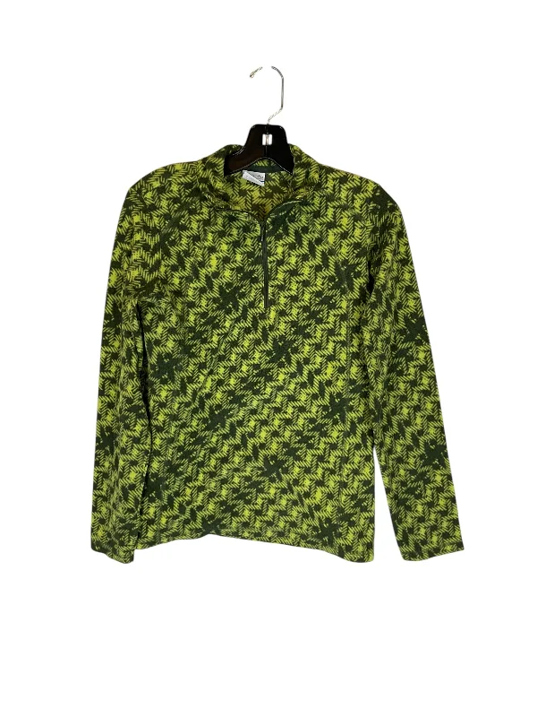 Men's Hoodies with Vintage StyleSweatshirt Collar By Columbia In Green, Size: S