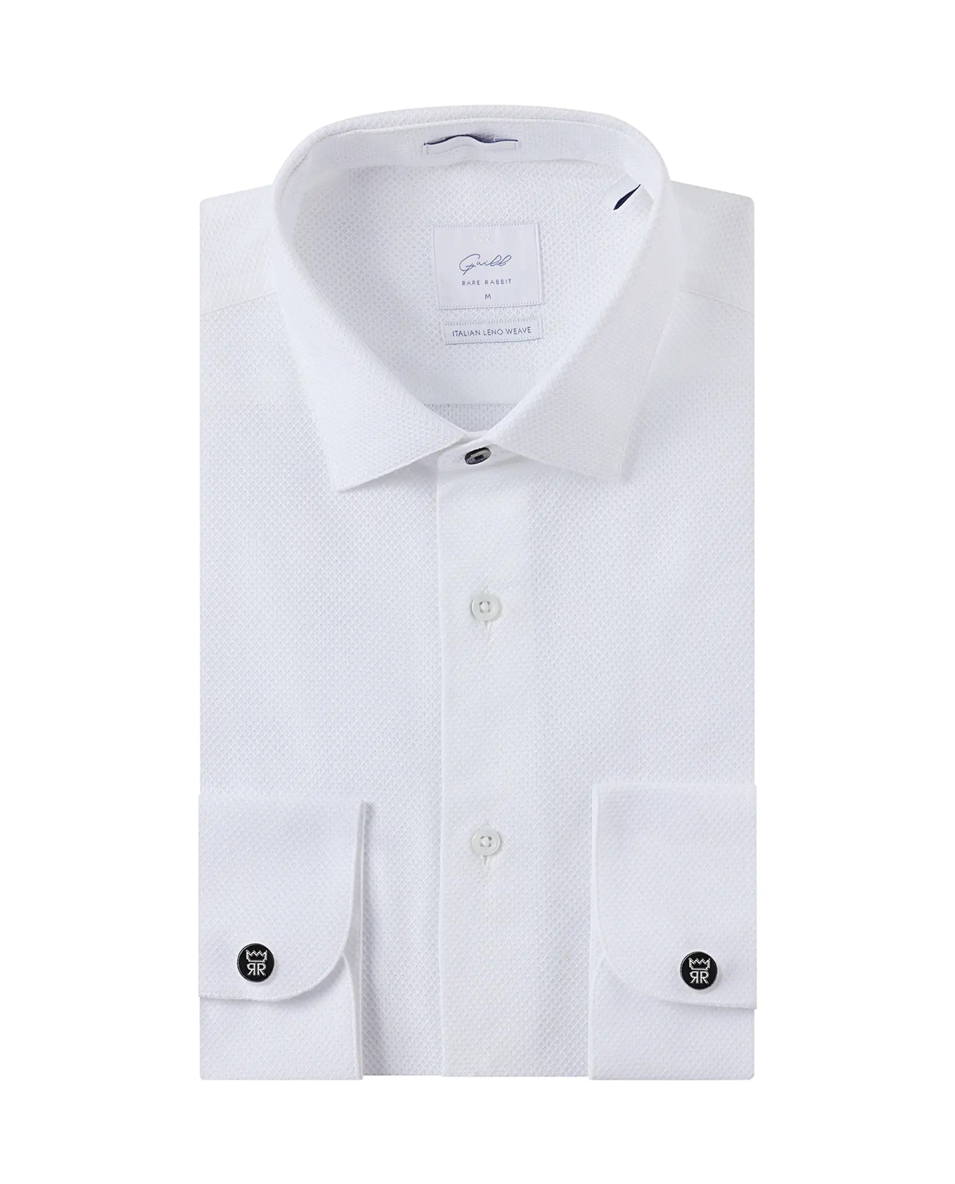 Men's Breathable Shirts for Warm ClimatesRare Rabbit Mens Astron White Full Sleeve Solid Dobby Shirt Men's Breathable Shirts for Warm ClimatesRare Rabbit Mens Astron White Full Sleeve Solid Dobby Shirt