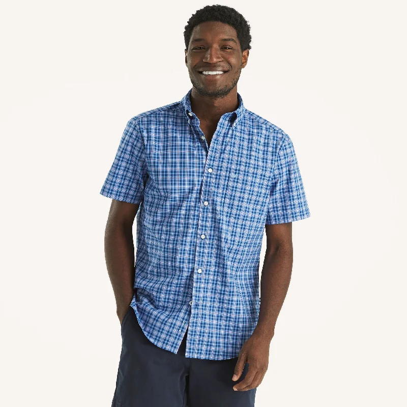 Men's Hunting Shirts for Camouflage and ComfortNautica Mens Wrinkle-Resistant Plaid Wear To Work Short-Sleeve Shirt Men's Hunting Shirts for Camouflage and ComfortNautica Mens Wrinkle-Resistant Plaid Wear To Work Short-Sleeve Shirt