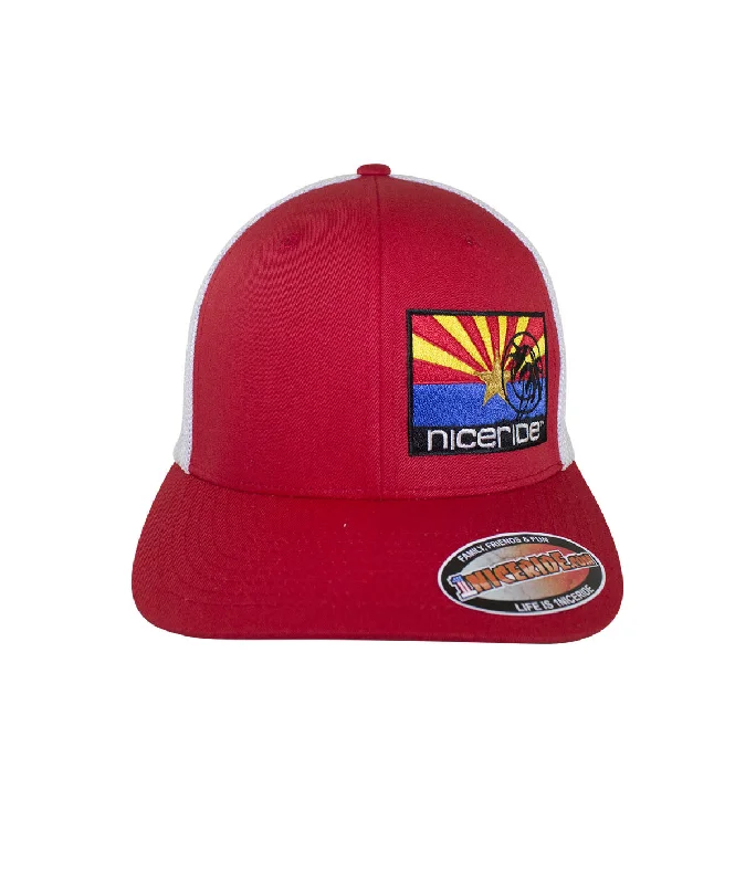 Oversized Bucket Hats"Arizona Flag" Meshback Flexfit Hat