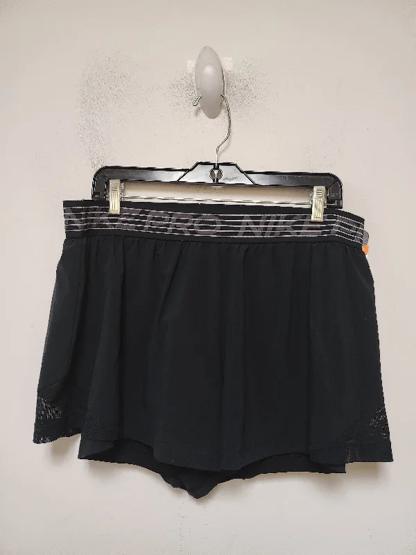 Men's Durable Cargo Shorts for WorkAthletic Shorts By Nike Apparel In Black, Size: Xl