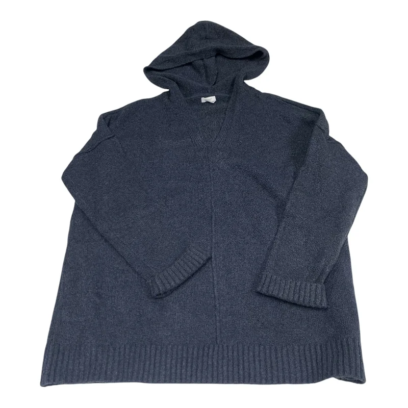 Men's Hoodies with High-Low HemlinesSweatshirt Hoodie By Pure Jill In Blue, Size: L