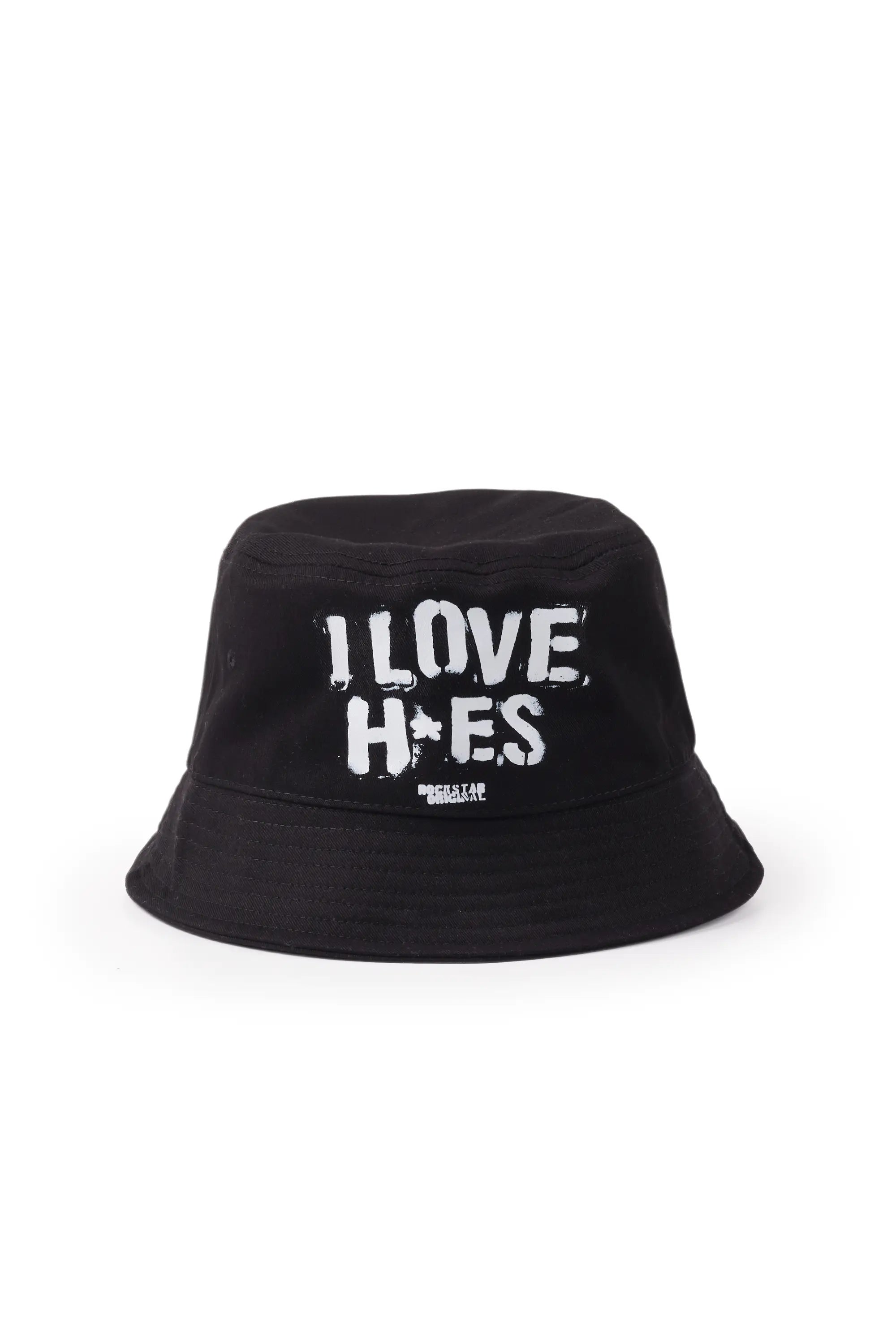 Wide-Brimmed Beach HatsBanyan Black Graphic Bucket Hat