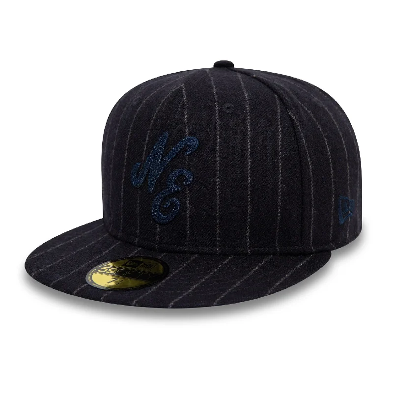 Female Fisherman HatsNew Era x Moon Stripe Navy 59FIFTY Fitted Cap