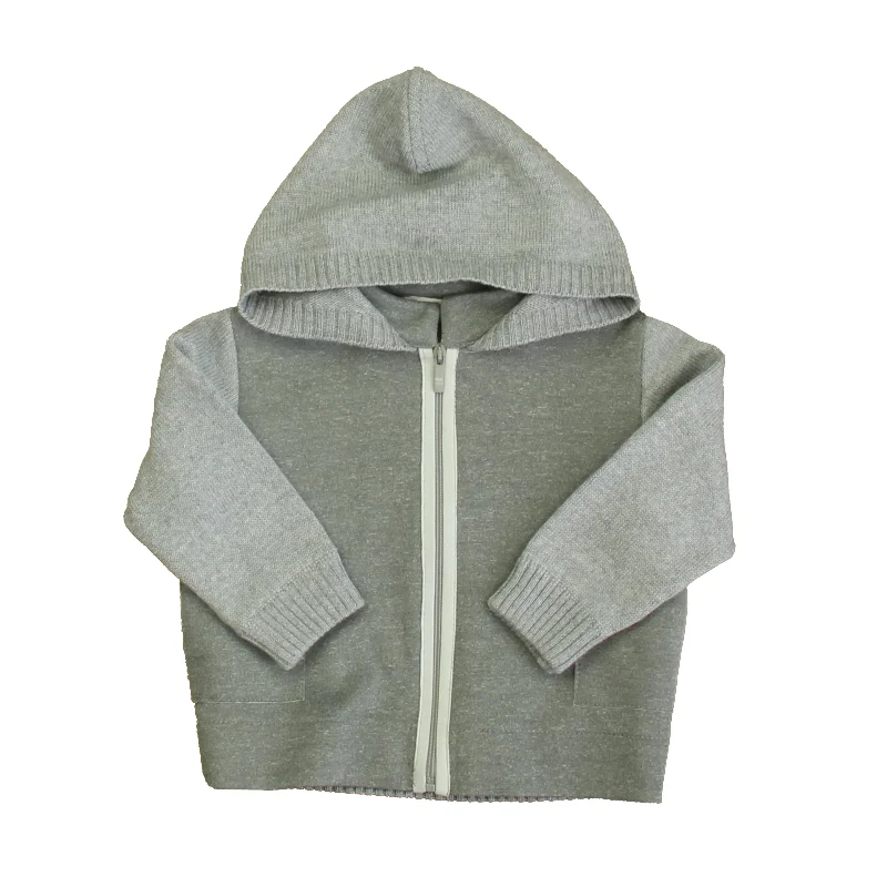 Men's Sweaters with Pleated DesignsBimbalo Boys Gray Cardigan