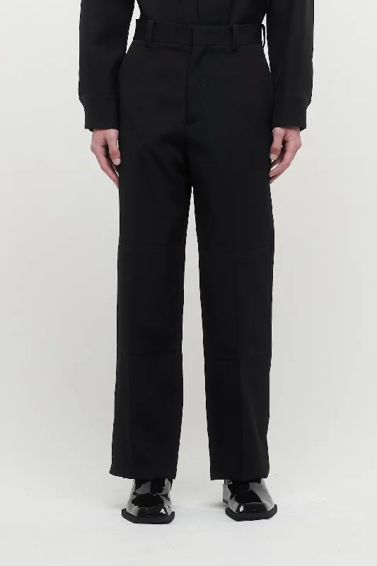 Men's Coats with Military InfluenceJil Sander Trouser 36 AW 26 in Black