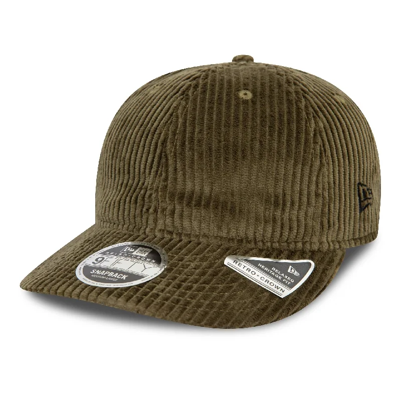 Gentlemen's Bowler HatsNew Era Cord Khaki 9FIFTY Retro Crown Cap