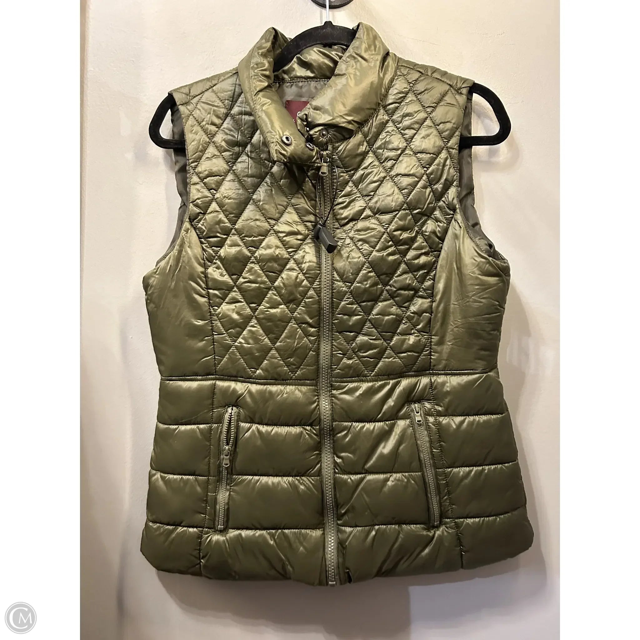 Men's Coats Made in the USAVest Puffer & Quilted By CISONO In Green, Size: L