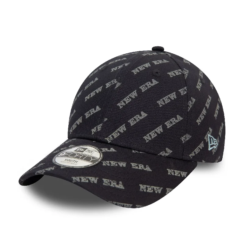 High-Quality Work HatsNew Era Youth Mono Navy 9FORTY Adjustable Cap