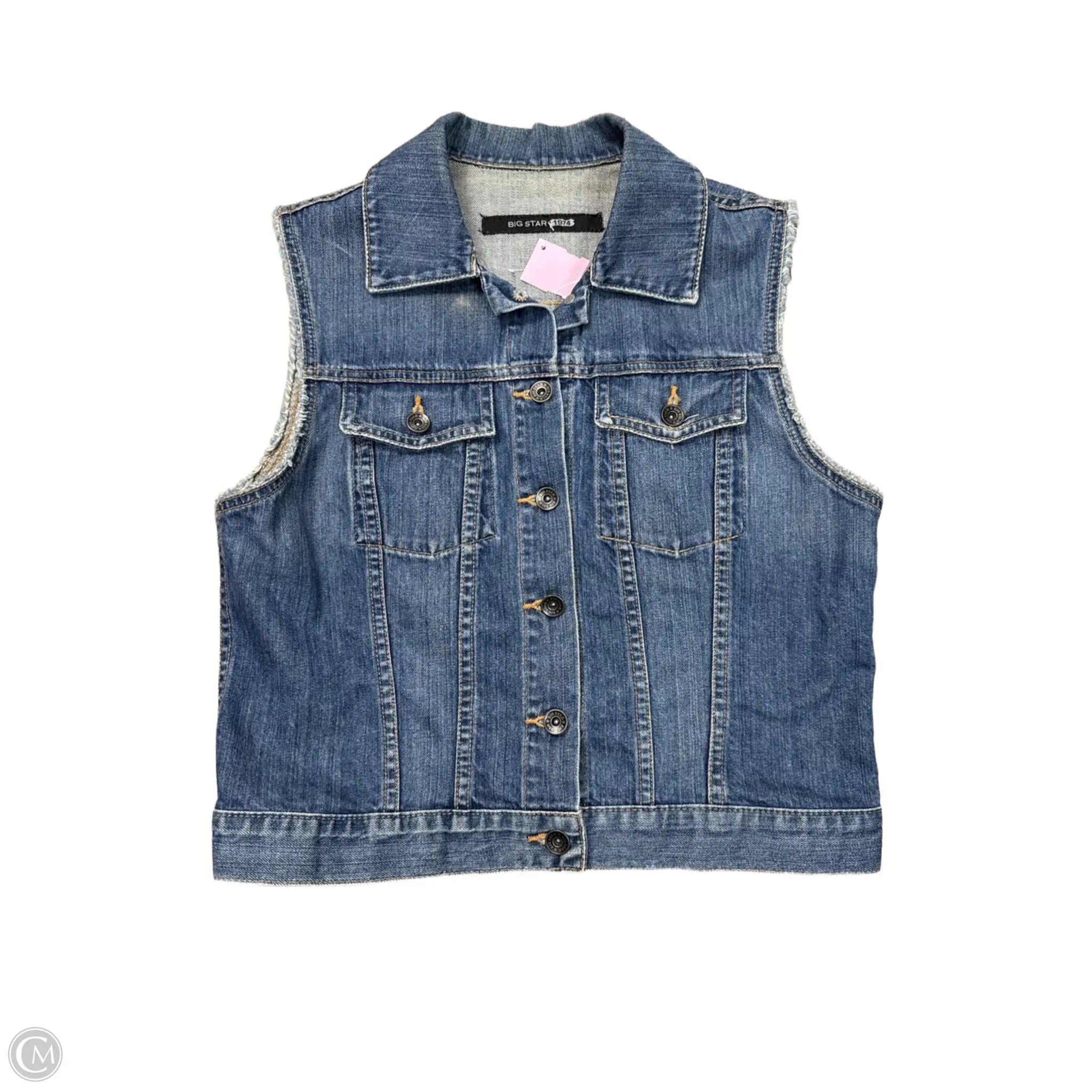 Men's Coats for Dressy OccasionsVest Other By Big Star In Blue Denim, Size: S