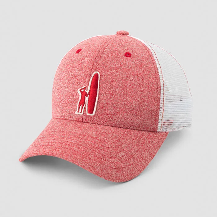 Quilted Beanies for Cold WeatherJohnnie-O The Varsity Trucker Hat - Crimson