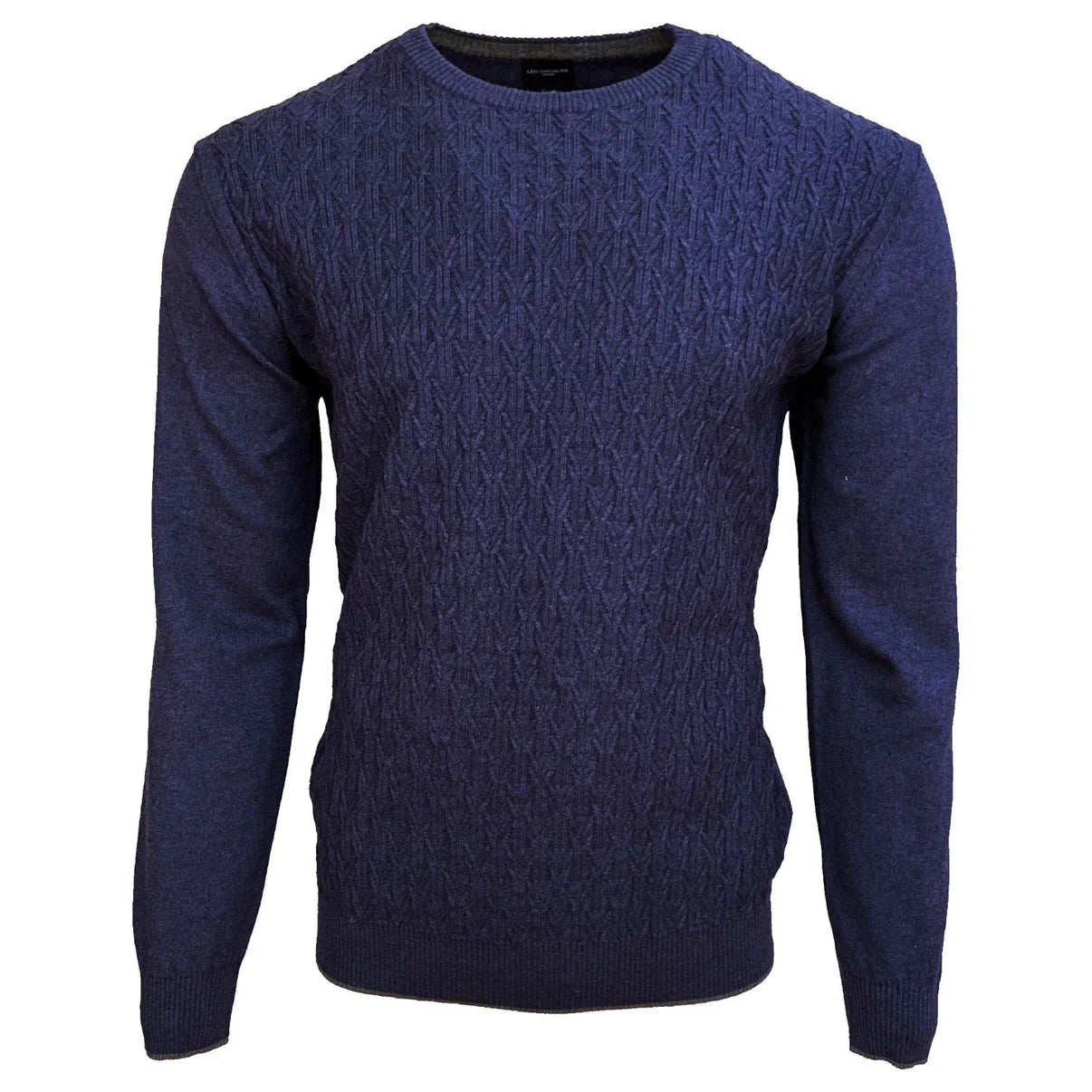 Men's Sweaters with Hooks and LoopsLeo Chevalier Crew Neck Sweater - 529641
