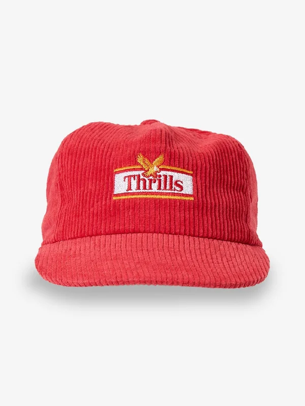 Adjustable Baseball Caps for KidsNever Stop 5 Panel Cap - Racing Red