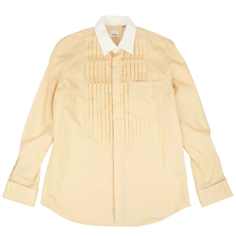 Men's Denim Shirts for a Rugged LookBurberry Buttermilk Collar Shirt - Tan