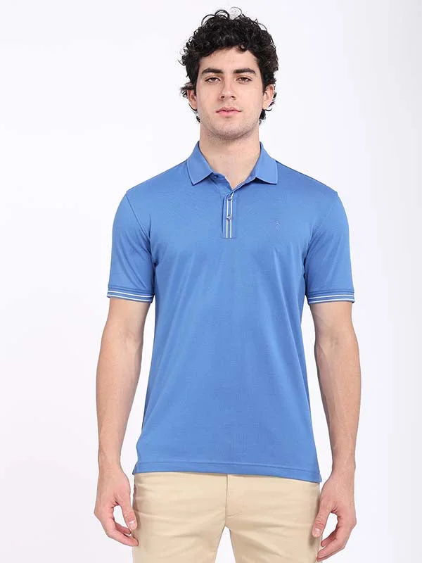 Men's Shirts with Contrast CollarsMen Solid Polo T-Shirt