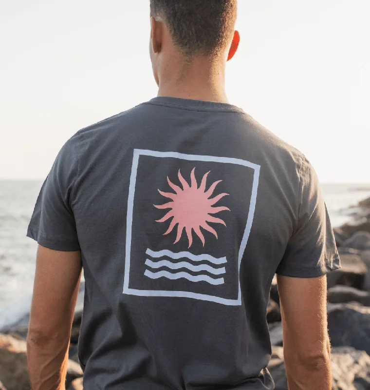 Men's Shirts with High NecksSun T-Shirt