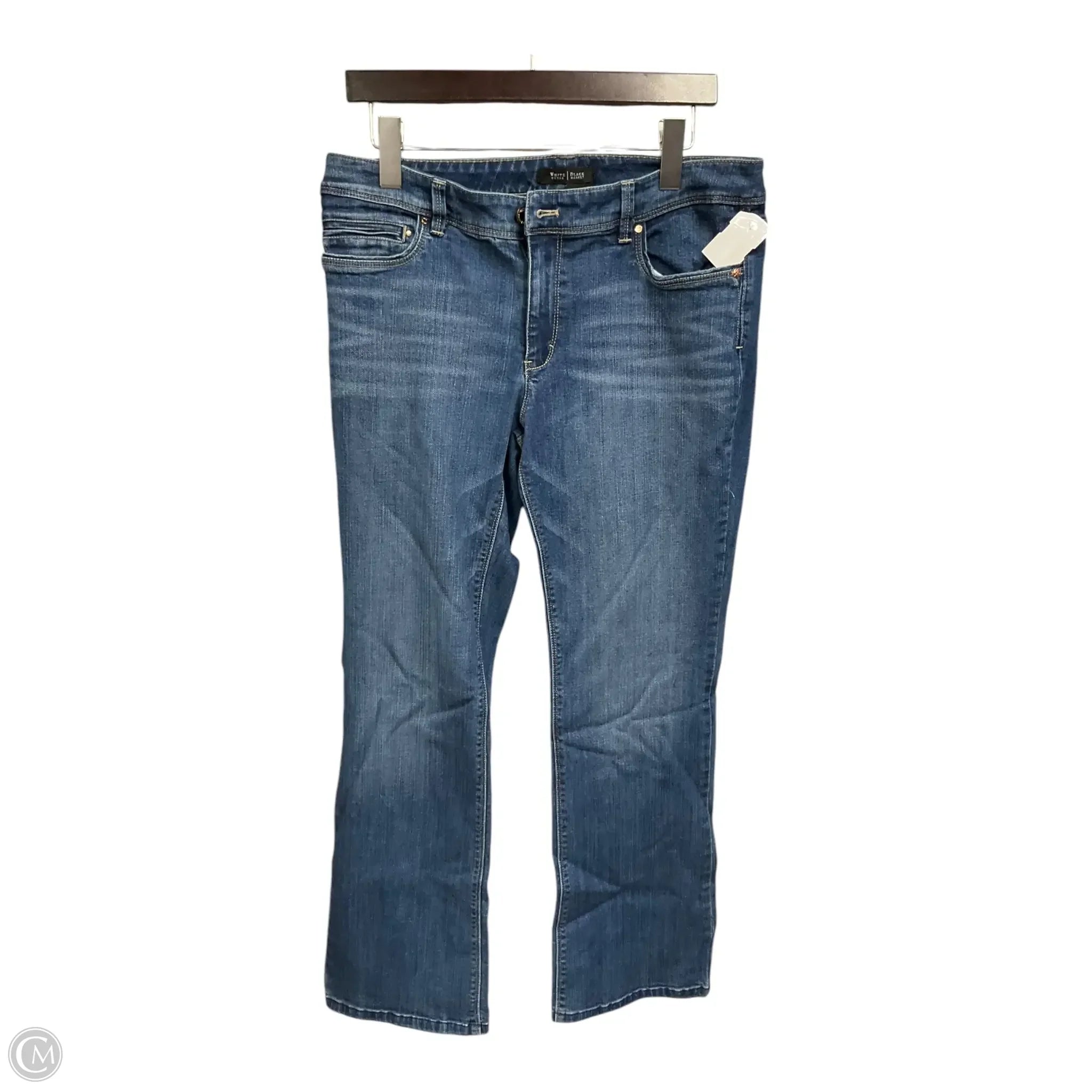 Jeans for Men with a Curvy BodyJeans Boot Cut By White House Black Market In Blue Denim, Size: 12 Jeans for Men with a Curvy BodyJeans Boot Cut By White House Black Market In Blue Denim, Size: 12