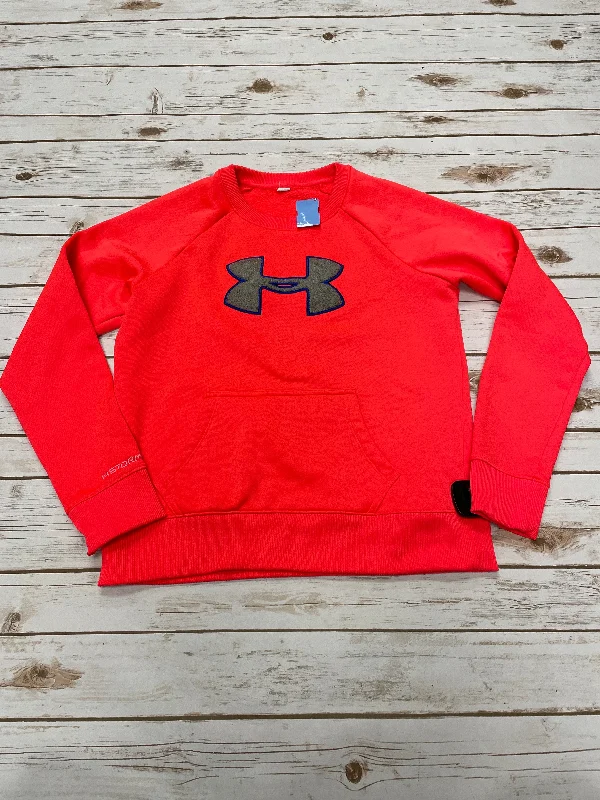 Men's Hoodies for Tall MenAthletic Sweatshirt Crewneck By Under Armour In Orange, Size: S Men's Hoodies for Tall MenAthletic Sweatshirt Crewneck By Under Armour In Orange, Size: S