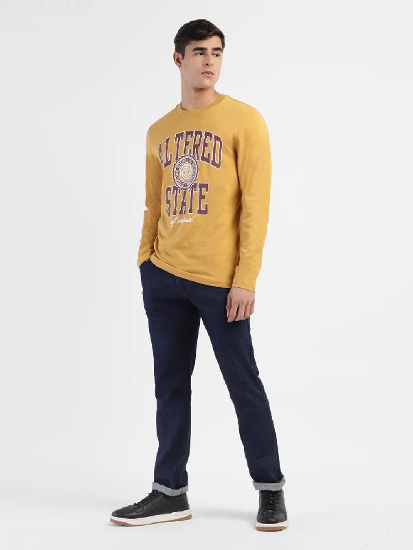 Men's Shirts with Short PlacketsMen's Graphic Print Slim Fit T-shirt
