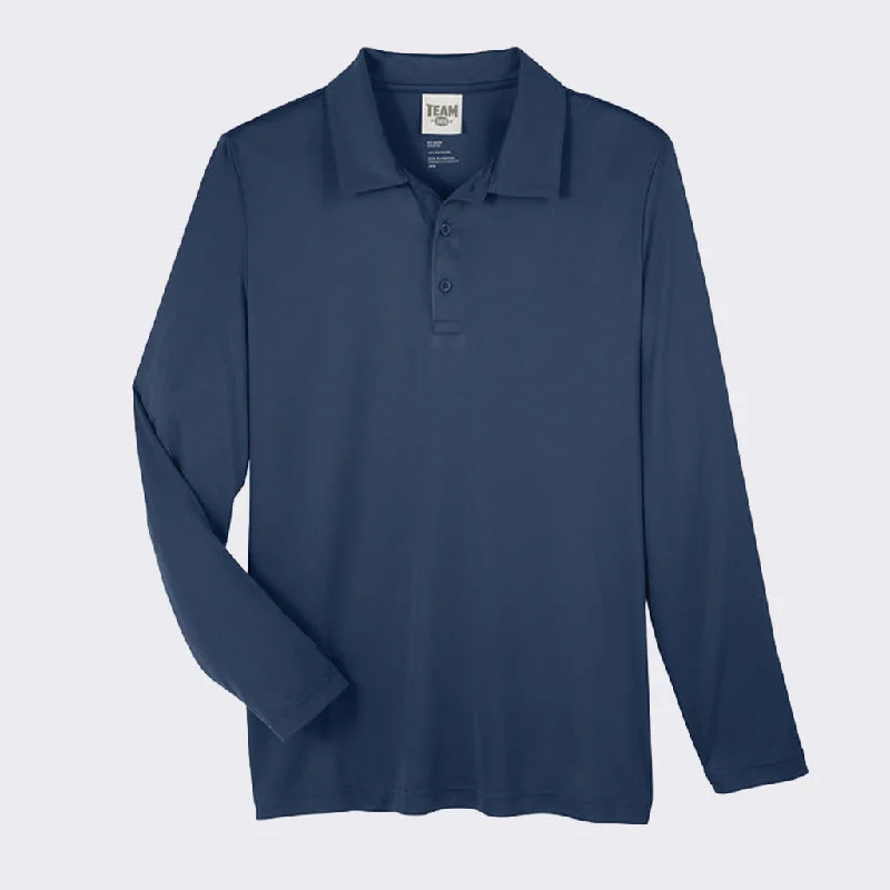 Men's Shirts with Contrast StitchingEpik Zone Long Sleeve Polo
