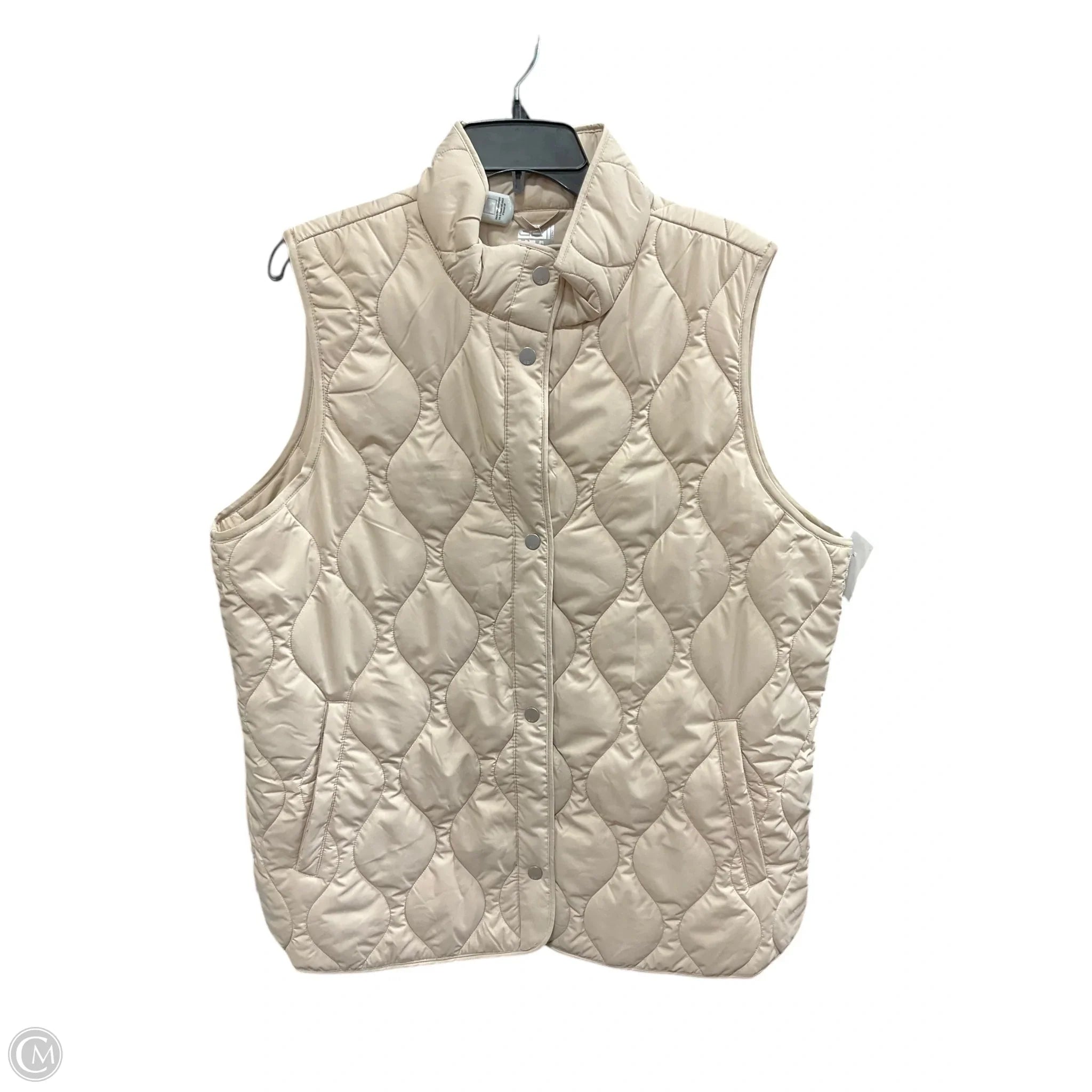 Men's Coats for Casual WearVest Puffer & Quilted By 32 Degrees In Cream, Size: Xl
