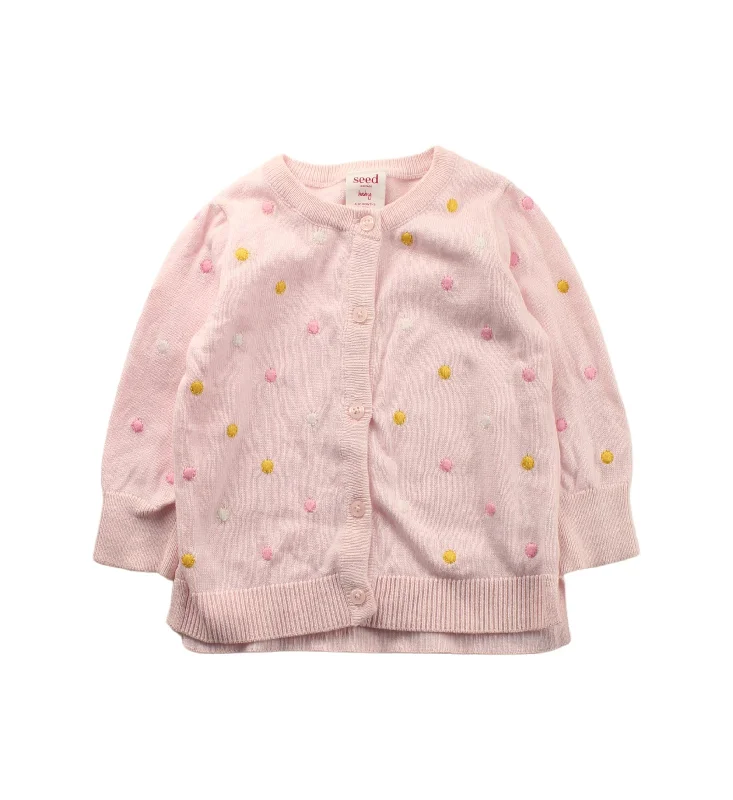 Solid-Colored Men's SweatersSeed Cardigan 6-12M