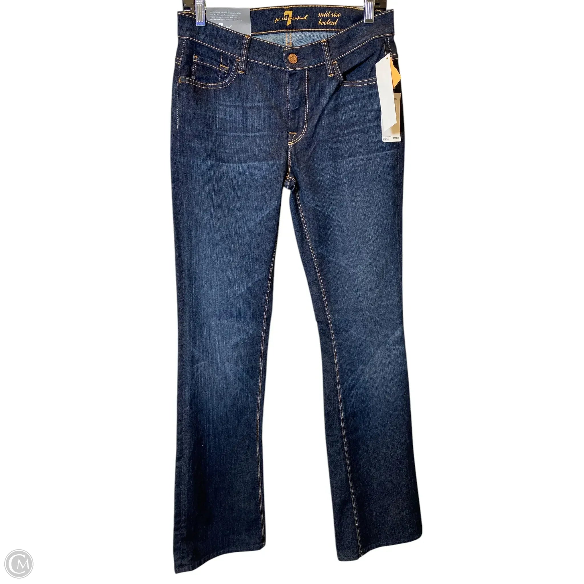 Classic Men's Jeans StyleJeans Boot Cut By 7 For All Mankind In Navy, Size: 8