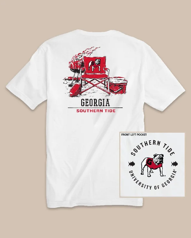 Men's Shirts with Button-Down CollarsGeorgia Bulldogs Gameday BBQ Tailgate T-Shirt