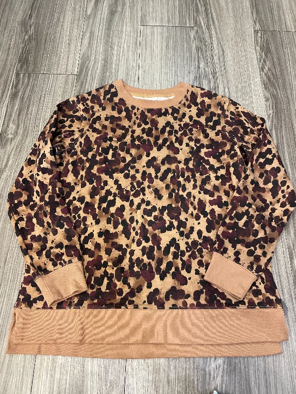 Men's Hoodies with Embroidered PatchesSweatshirt Crewneck By Stars Above In Animal Print, Size: M Men's Hoodies with Embroidered PatchesSweatshirt Crewneck By Stars Above In Animal Print, Size: M