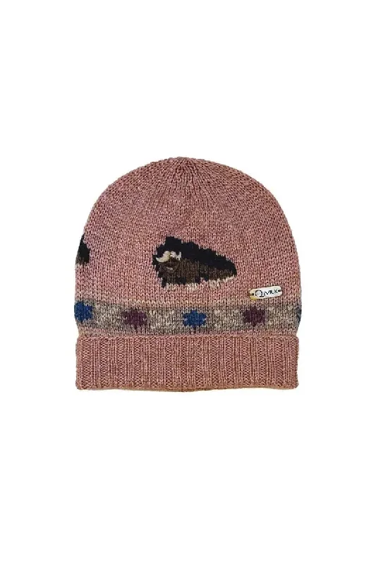 Quilted Winter HatsMuskox Kids Hat Bison, Merino & Silk