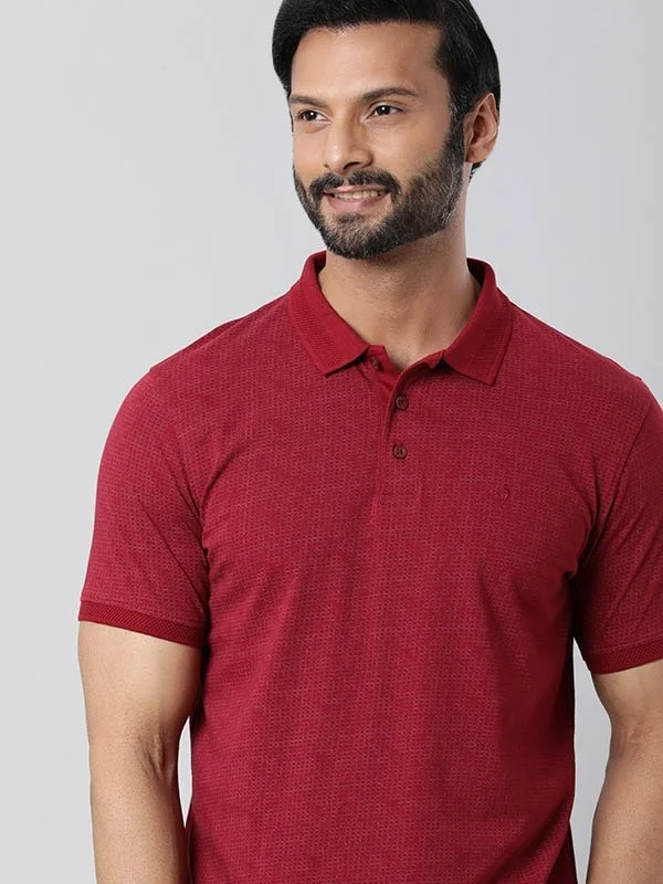 Men's Shirts with Snap ButtonsMen Printed Polo T-Shirt