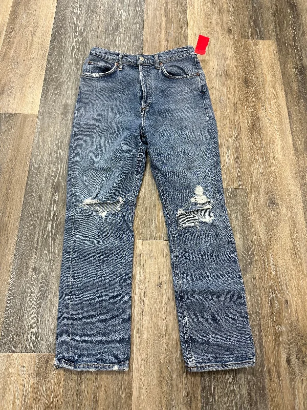 Baggy Men's JeansBlue Denim Jeans Designer Agolde, Size 2