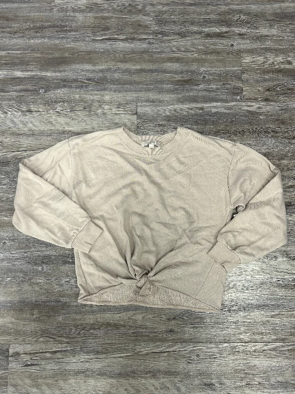 Men's Hoodies with Modern CutsSweatshirt Crewneck By Loft In Beige, Size: S