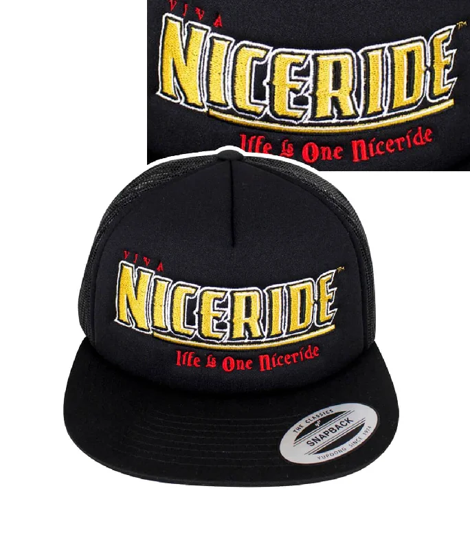 Classic Derby Hats"Viva NICERIDE" Foam Trucker Baseball Cap