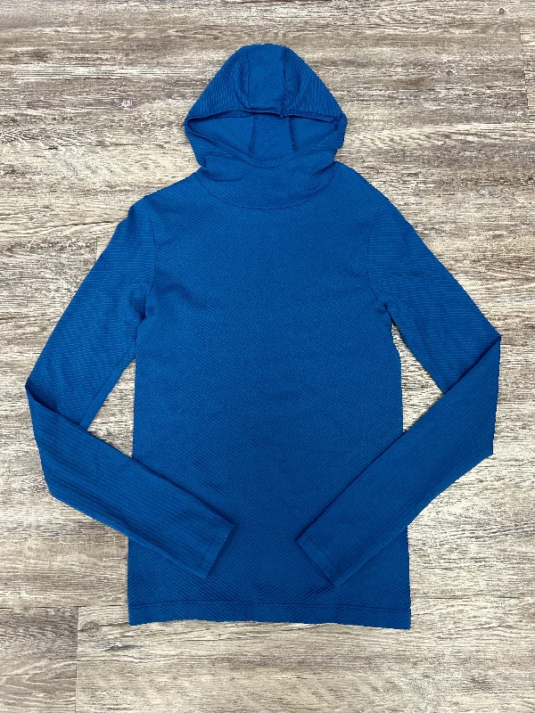 Warm Men's Thermal HoodiesAthletic Sweatshirt Hoodie By Athleta In Blue, Size: S