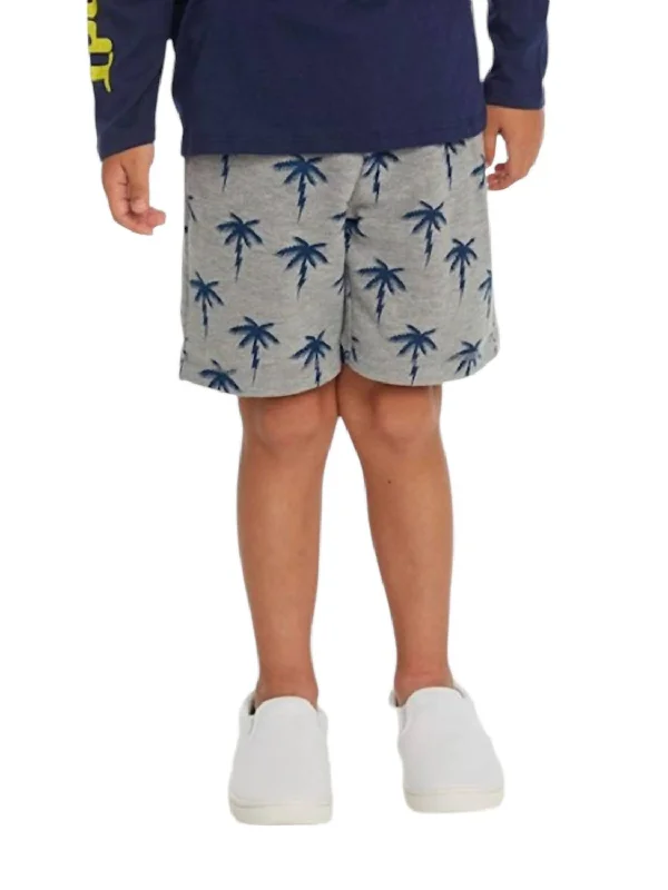 Skinny-Fit Men's Fashion and Casual ShortsLightning Palms Cozy Knit Beach Short In Heather Grey Skinny-Fit Men's Fashion and Casual ShortsLightning Palms Cozy Knit Beach Short In Heather Grey